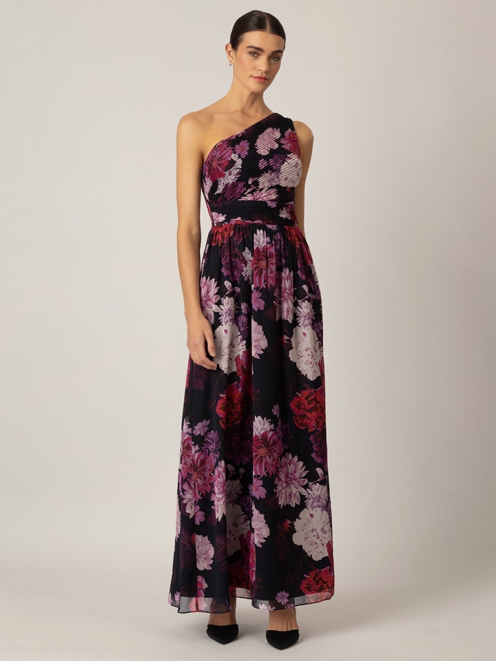 APART Sukienka w kolorze czarno-fioletowo-jagodowym rozmiar: 42