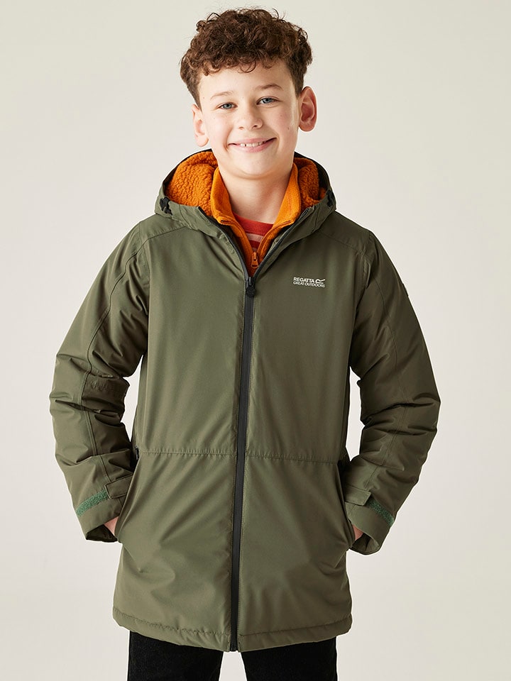 Regatta Kurtka funkcyjna "Farbank II" w kolorze khaki rozmiar: 152