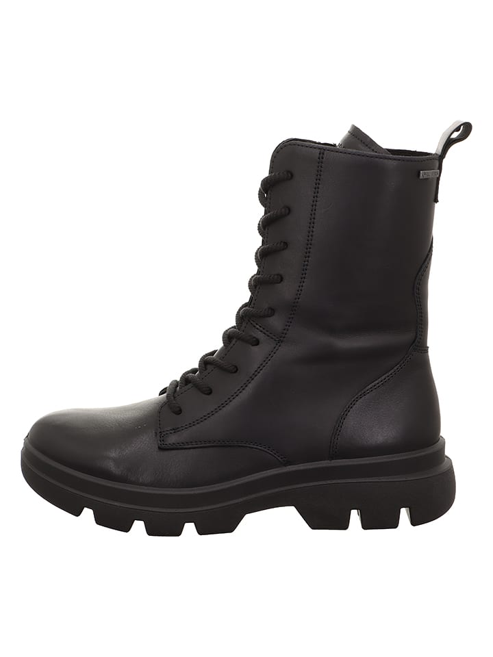 Legero Skórzane botki "Angelina" w kolorze czarnym rozmiar: 39