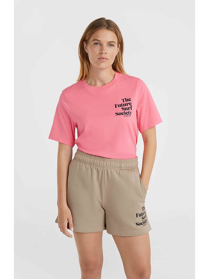 O'Neill Szorty "Future Surf Society" w kolorze beżowym rozmiar: L