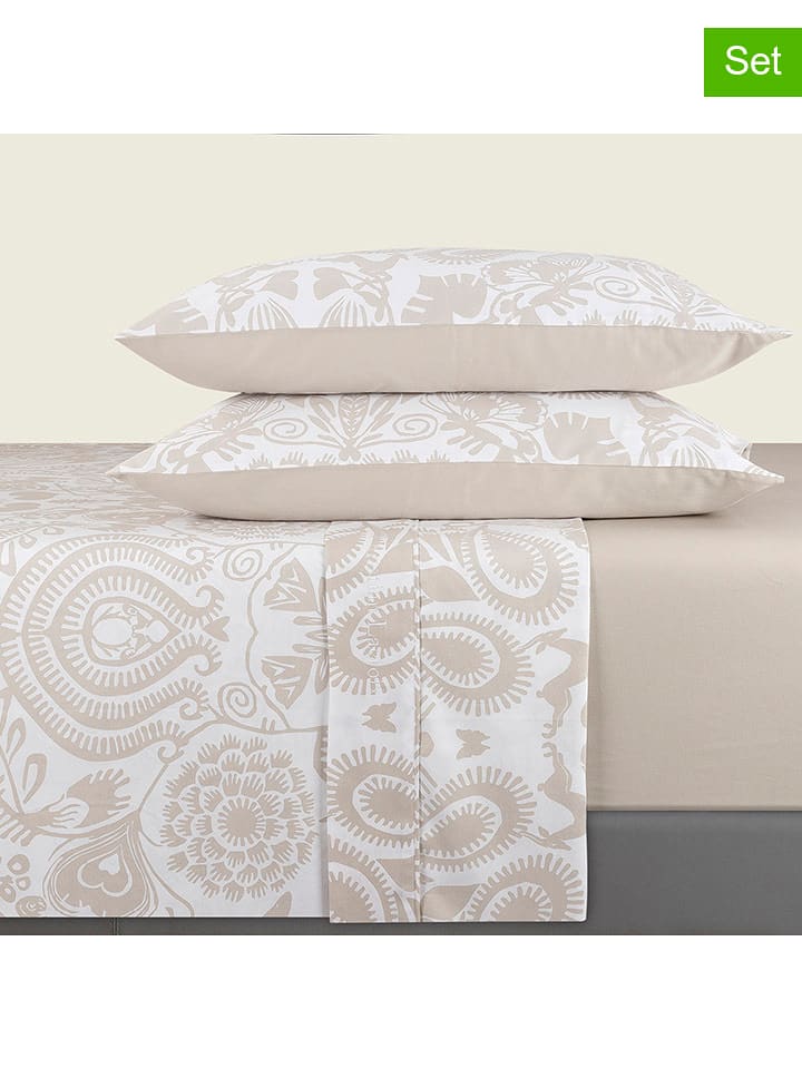 CXL by Christian Lacroix 4-częściowy zestaw satynowy w kolorze beżowym rozmiar: 230x290 cm