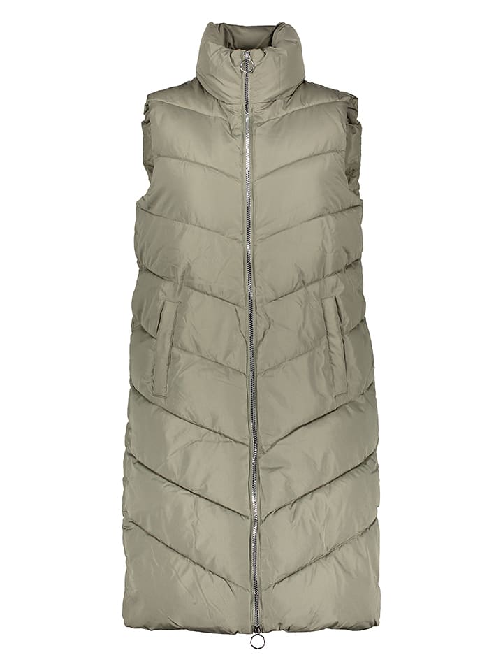 JDY Kamizelka "Finno" w kolorze oliwkowym rozmiar: L