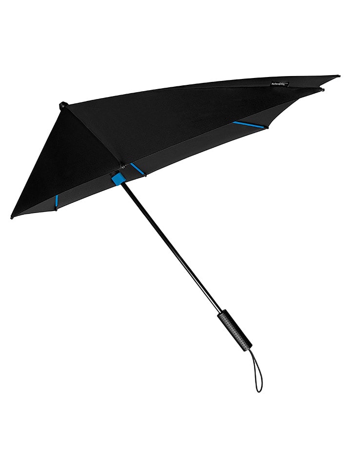 Impliva Parasol sztormowy w kolorze czarno-turkusowym - 95 x 90 cm rozmiar: onesize
