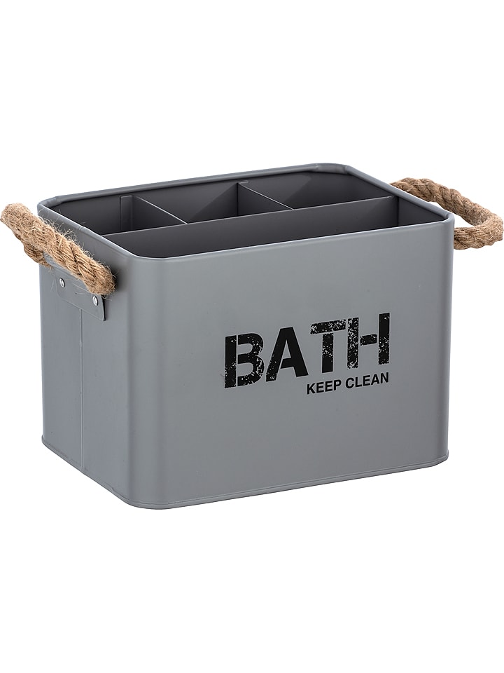 Wenko Pudełko "Gara" w kolorze szarym - 19 x 12,5 x 13 cm rozmiar: onesize