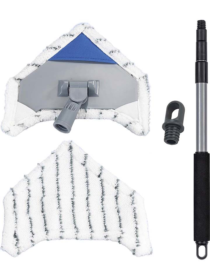 Wenko Wycieraczka Multiflex w kolorze biało-czarnym - 24 x 24 cm rozmiar: onesize