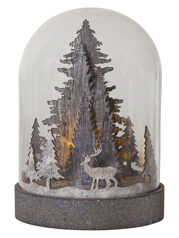 STAR Trading Dekoracja LED "Kupol" w kolorze brązowym - 12 x 17 cm rozmiar: onesize