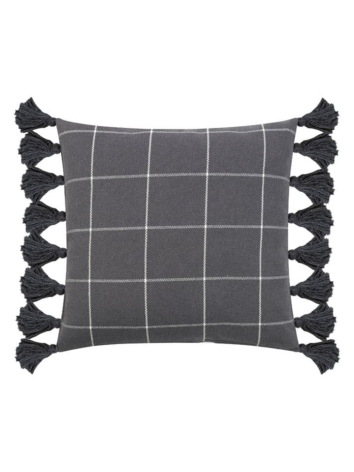 Magma Heimtex Poszewka "Amano" w kolorze szarym na poduszkę - 45 x 45 cm rozmiar: onesize