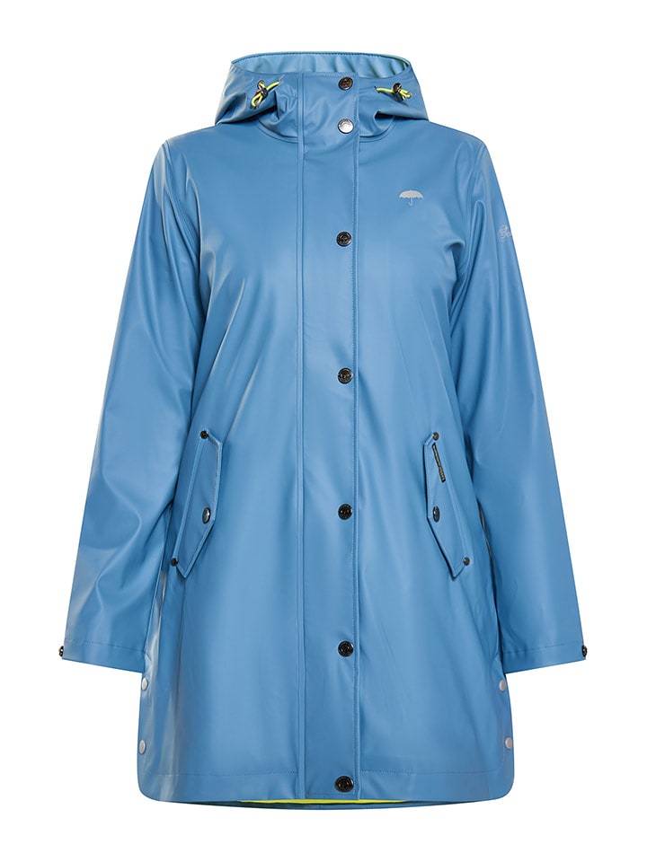 Schmuddelwedda Płaszcz przeciwdeszczowy w kolorze niebieskim rozmiar: L