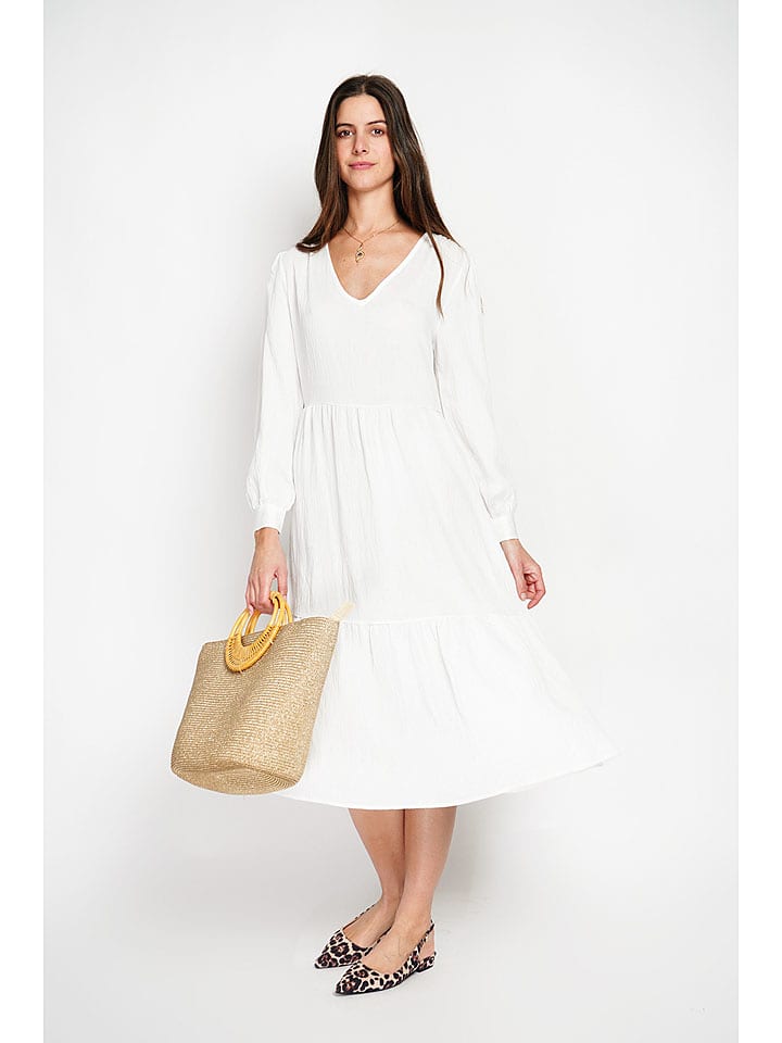 William de Faye Sukienka w kolorze białym rozmiar: 38