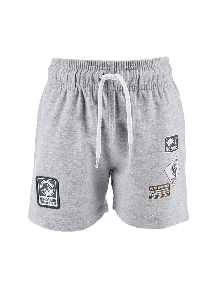 Jurassic World Szorty "Park Jurajski" w kolorze szarym rozmiar: 104
