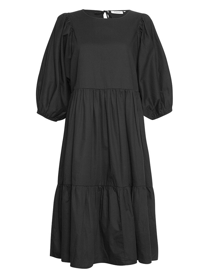 MOSS COPENHAGEN Sukienka "Delora Petronia" w kolorze czarnym rozmiar: M/L