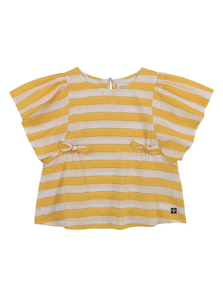 Carrément beau Bluzka w kolorze żółto-białym rozmiar: 110