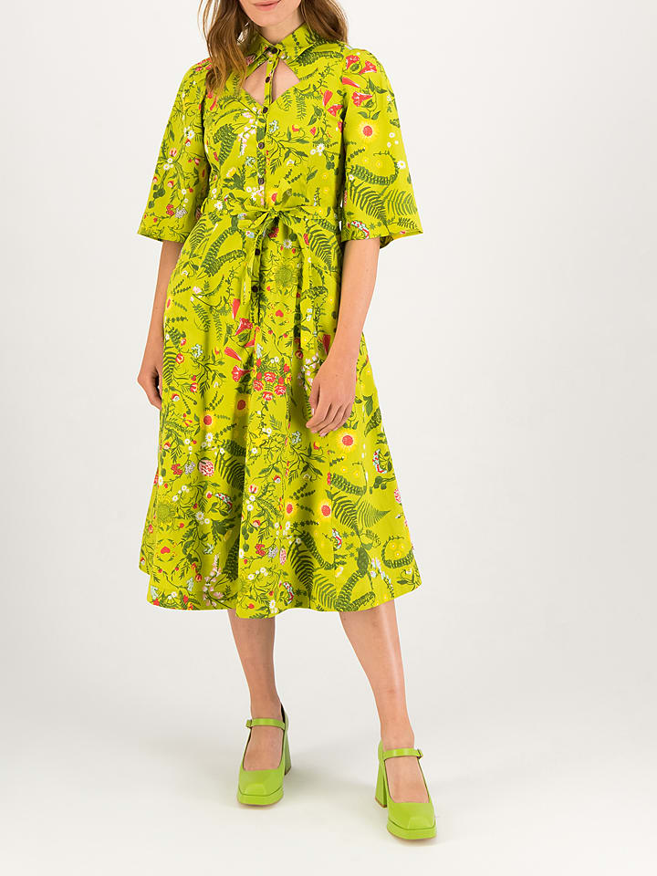 Blutsgeschwister Sukienka "Sneaky Diamond" w kolorze zielonym rozmiar: M