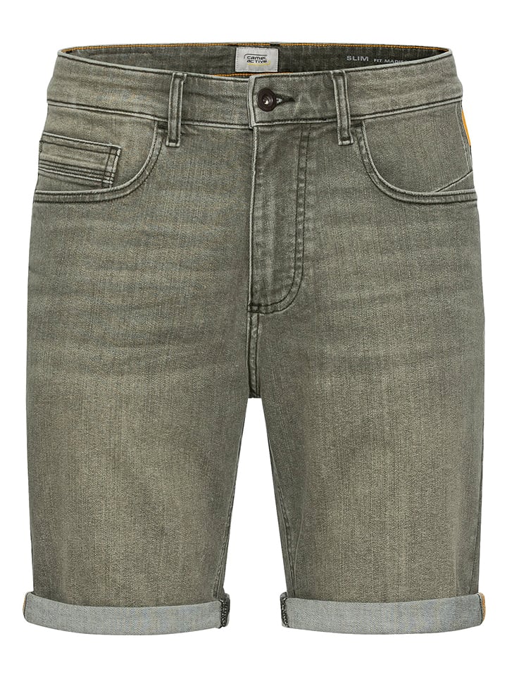 Camel Active Szorty dżinsowe w kolorze khaki rozmiar: W36