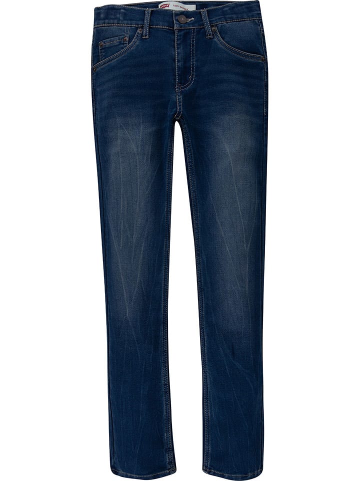 Levi's Kids Dżinsy "510" - Skinny fit - w kolorze granatowym rozmiar: 152