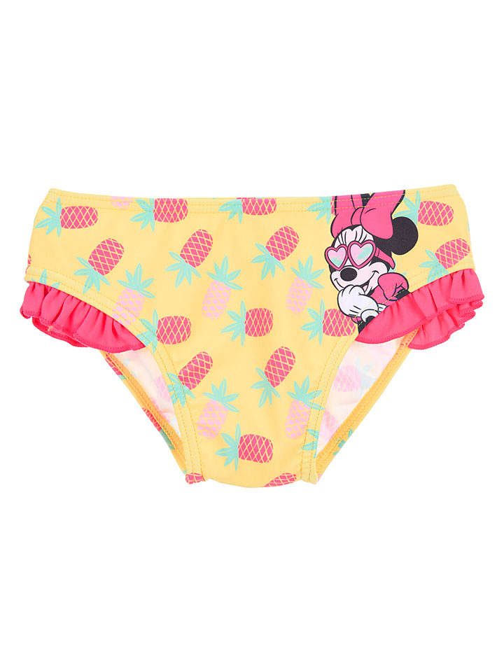 Disney Minnie Mouse Figi bikini "Minnie" w kolorze żółtym rozmiar: 80