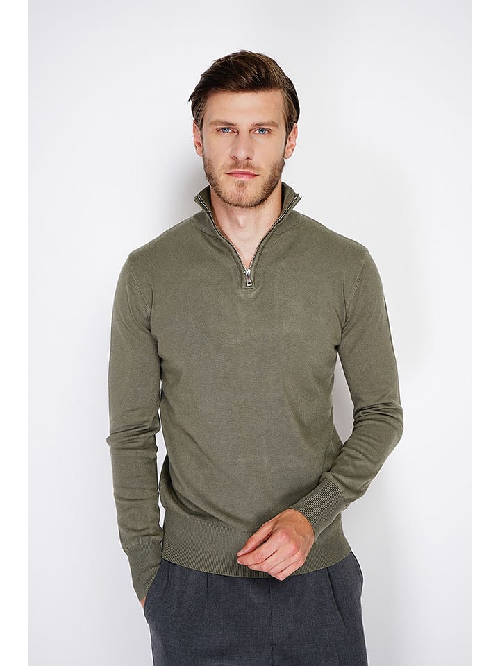 William de Faye Sweter w kolorze khaki rozmiar: 50
