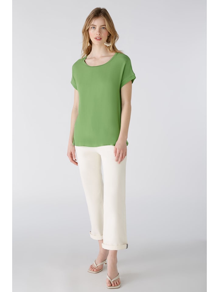 Oui Koszulka w kolorze zielonym rozmiar: 34