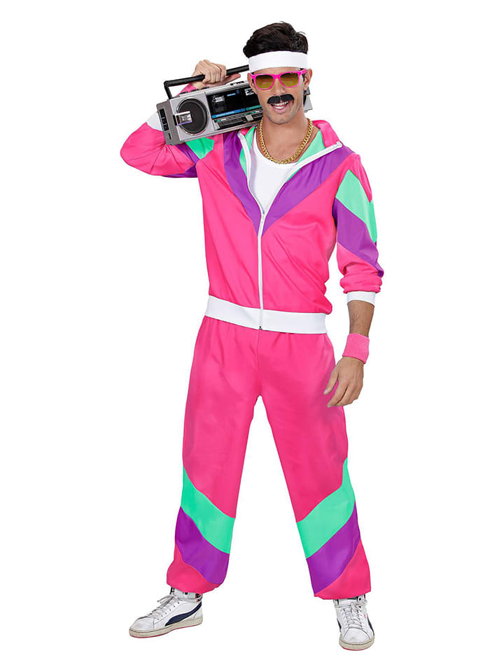 Carnival Party 2-częściowy kostium w kolorze różowym rozmiar: 3XL