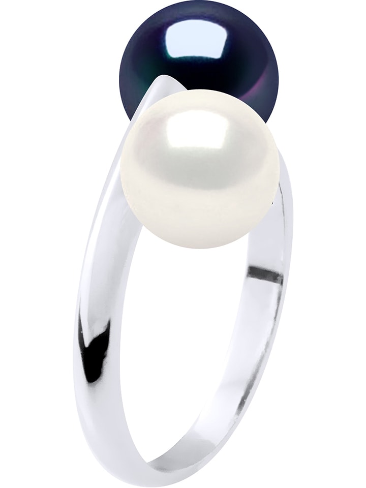 Pearline Złoty pierścionek z perłami rozmiar: 58