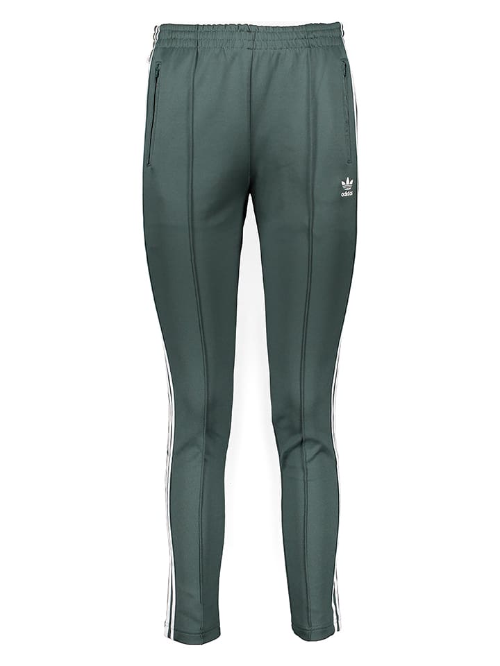 adidas Spodnie dresowe w kolorze zielonym rozmiar: 36