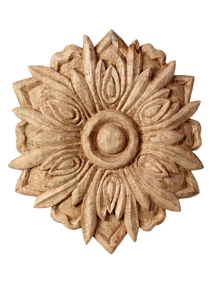 heine home Dekoracja ścienna w kolorze beżowym - Ø 32 cm rozmiar: onesize