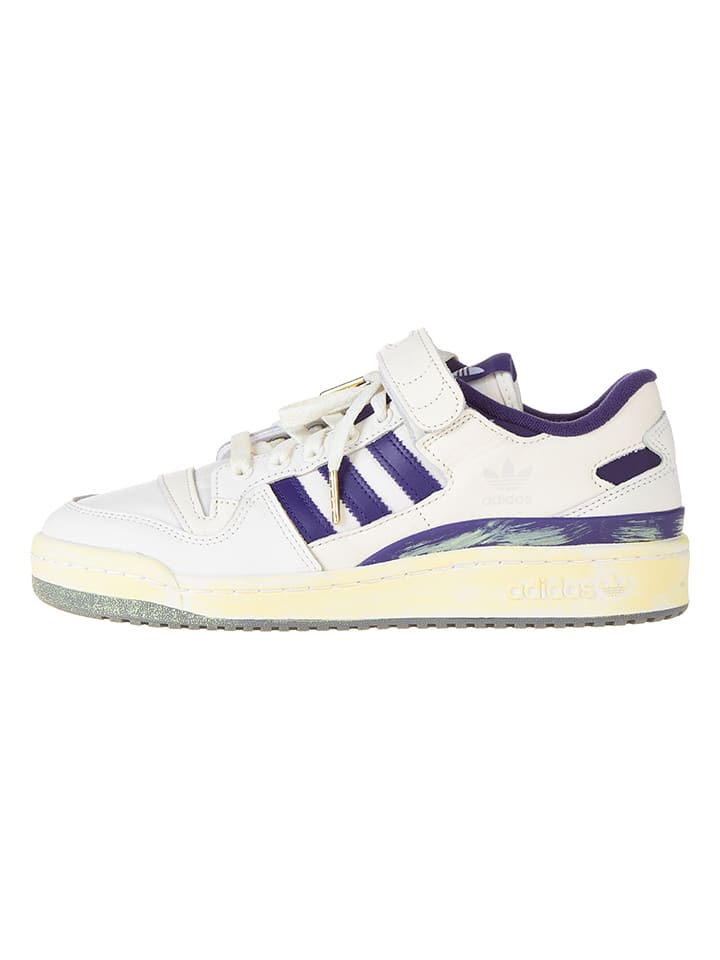 adidas Skórzane sneakersy "Forum 84 Low Aec" w kolorze białym rozmiar: 44