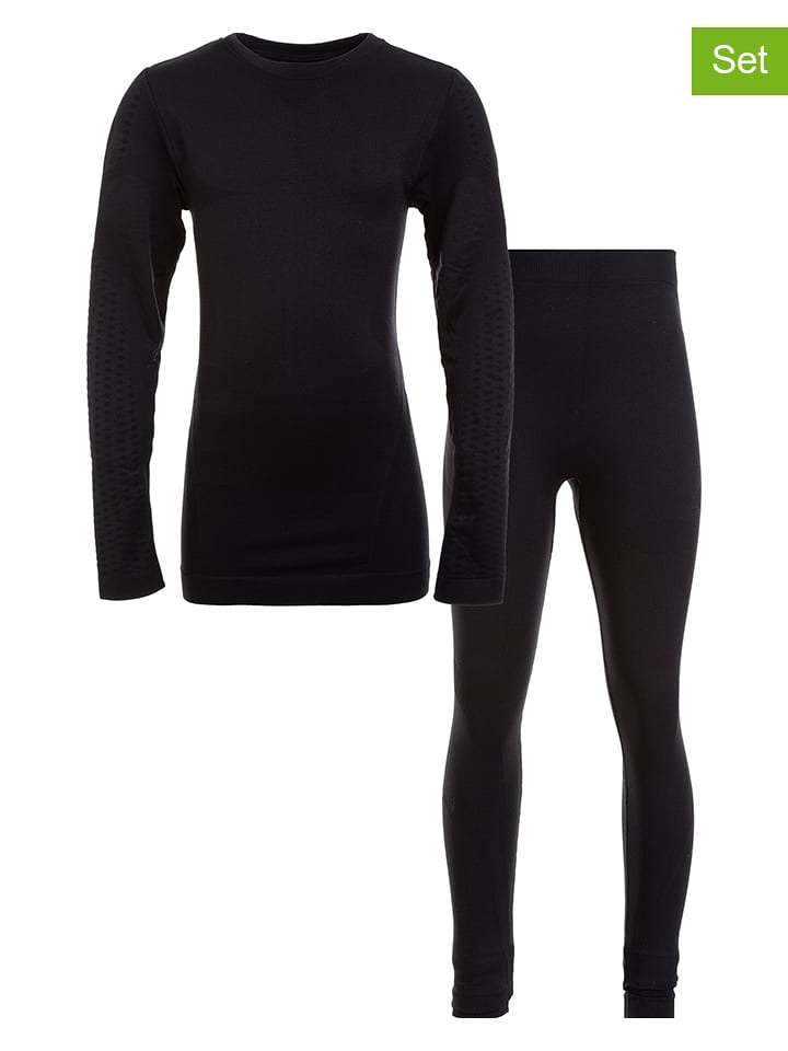 Zigzag 2-częściowy zestaw funkcyjny "Gualala" w kolorze czarnym rozmiar: 128/134