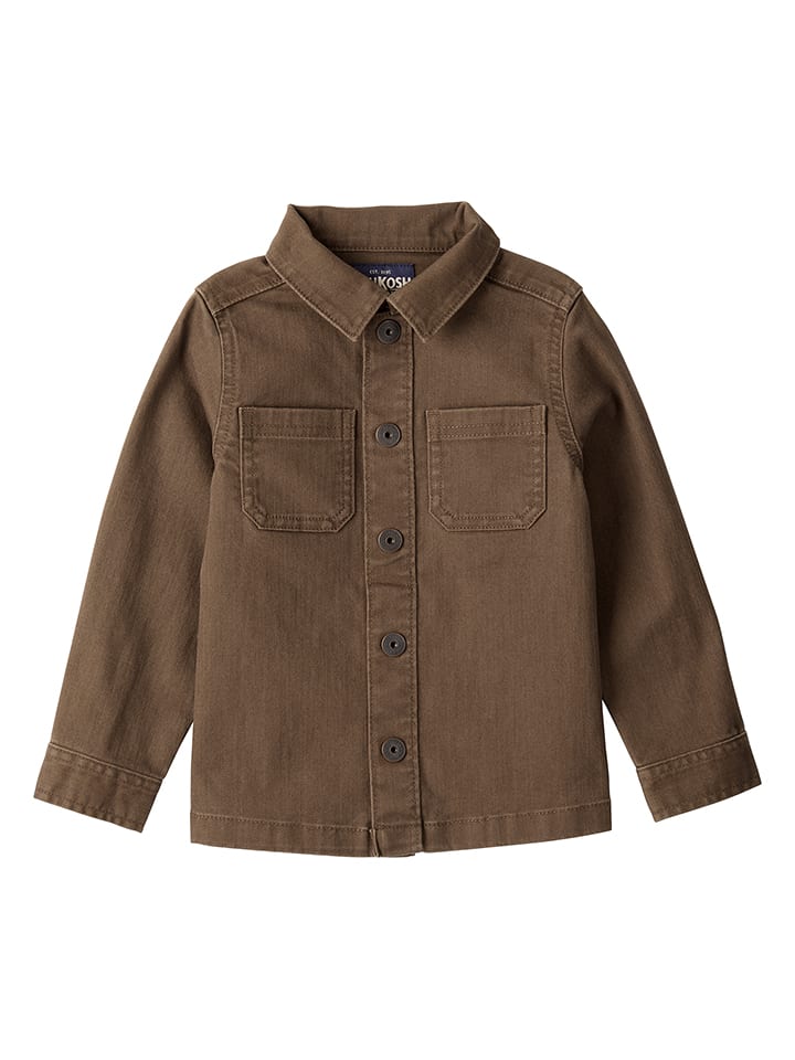 OshKosh Kurtka dżinsowa w kolorze brązowym rozmiar: 110