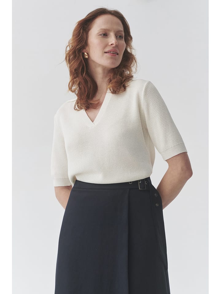 TATUUM Sweter "Hazel" w kolorze kremowym rozmiar: L