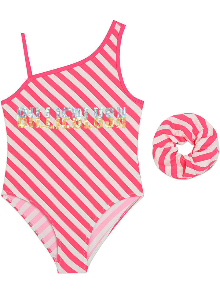 Billieblush 2-częściowy zestaw kąpielowy w kolorze różowo-białym rozmiar: 104