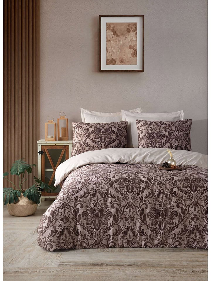 Elizabed Komplet pościeli w kolorze jasnoróżowym rozmiar: 135x200 cm