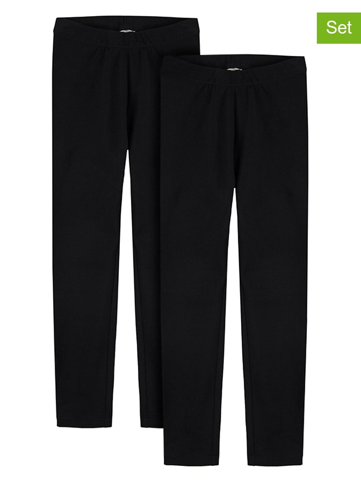 COOL CLUB Legginsy (2 pary) w kolorze czarnym rozmiar: 122