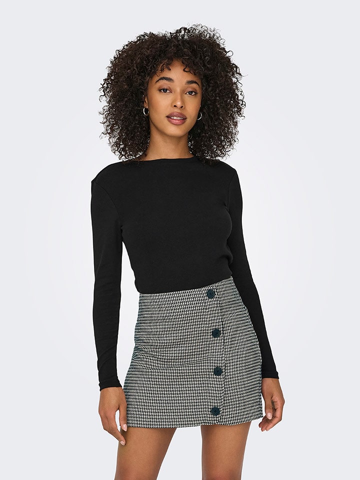 ONLY Koszulka w kolorze czarnym rozmiar: L