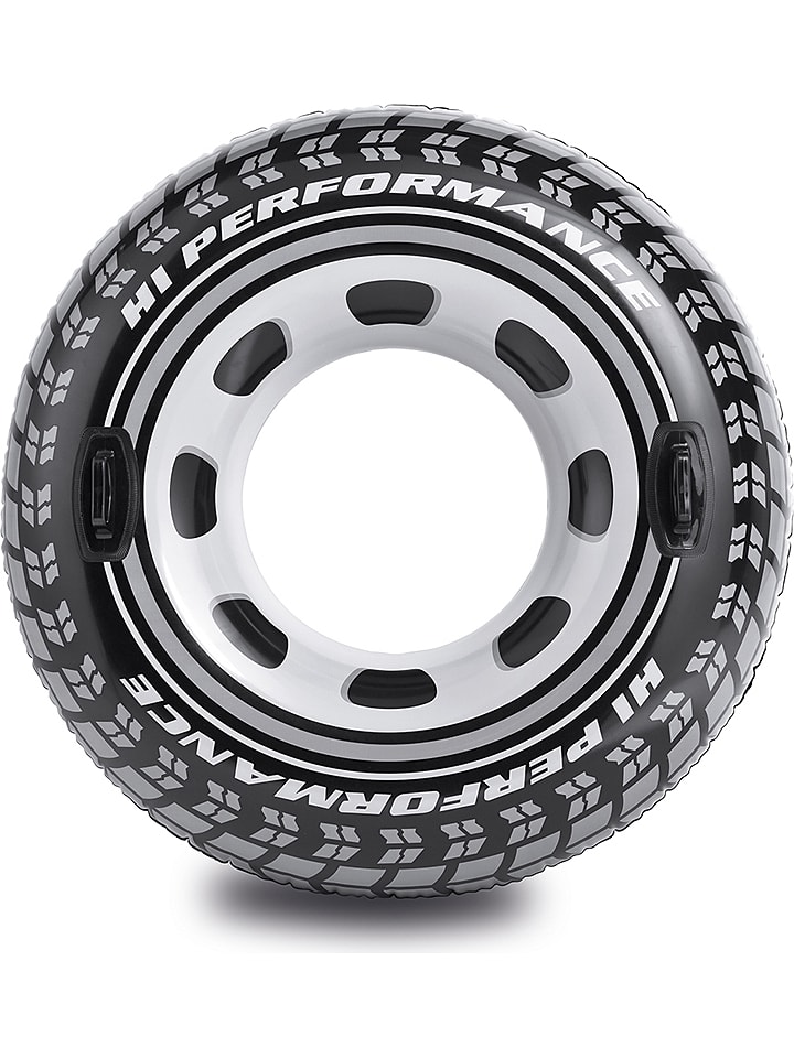 Intex Koło "MonsterTruck" w kolorze czarnym do pływania - Ø 114 cm - 14+ rozmiar: onesize