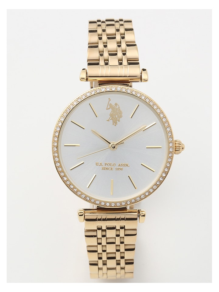 U.S. Polo Assn. Zegarek kwarcowy w kolorze złotym rozmiar: onesize