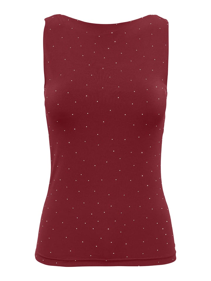 ONLY Top w kolorze czerwonym rozmiar: S