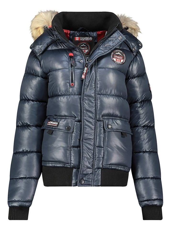 Canadian Peak Kurtka zimowa "Bugseak" w kolorze granatowym rozmiar: L
