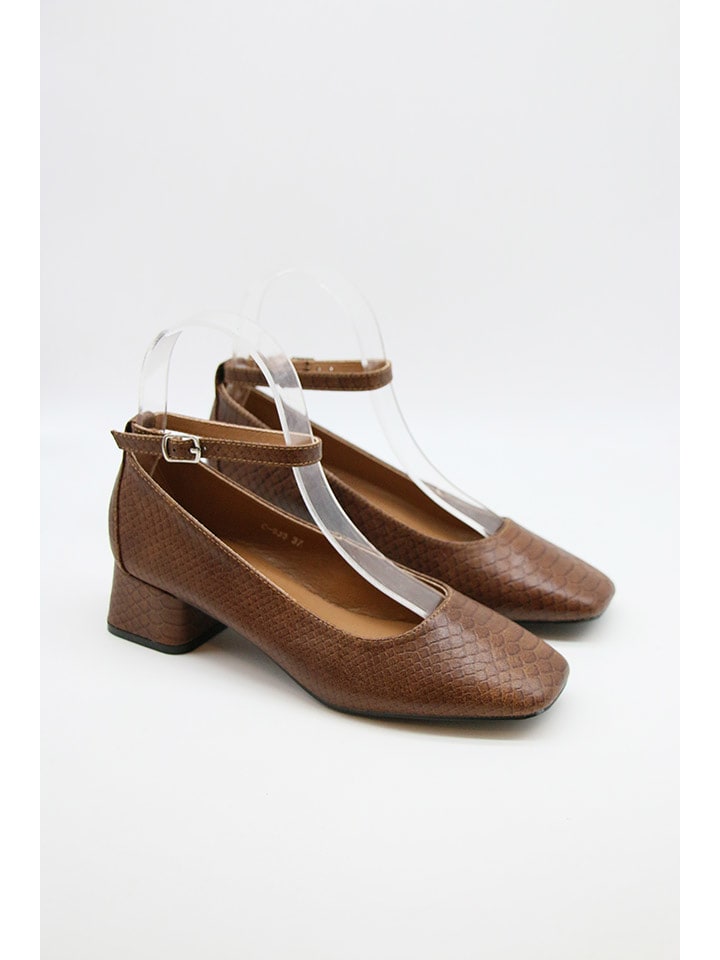 Bellucci Czółenka w kolorze brązowym rozmiar: 41