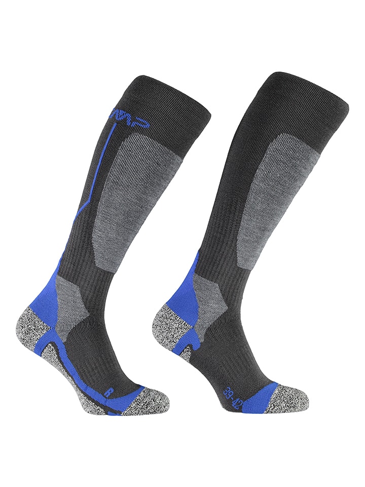 CMP Skarpety narciarskie w kolorze szaro-czarnym rozmiar: 46/48