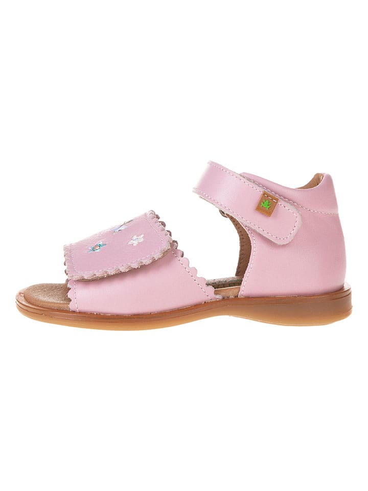 El Naturalista Skórzane sandały w kolorze jasnoróżowym rozmiar: 26