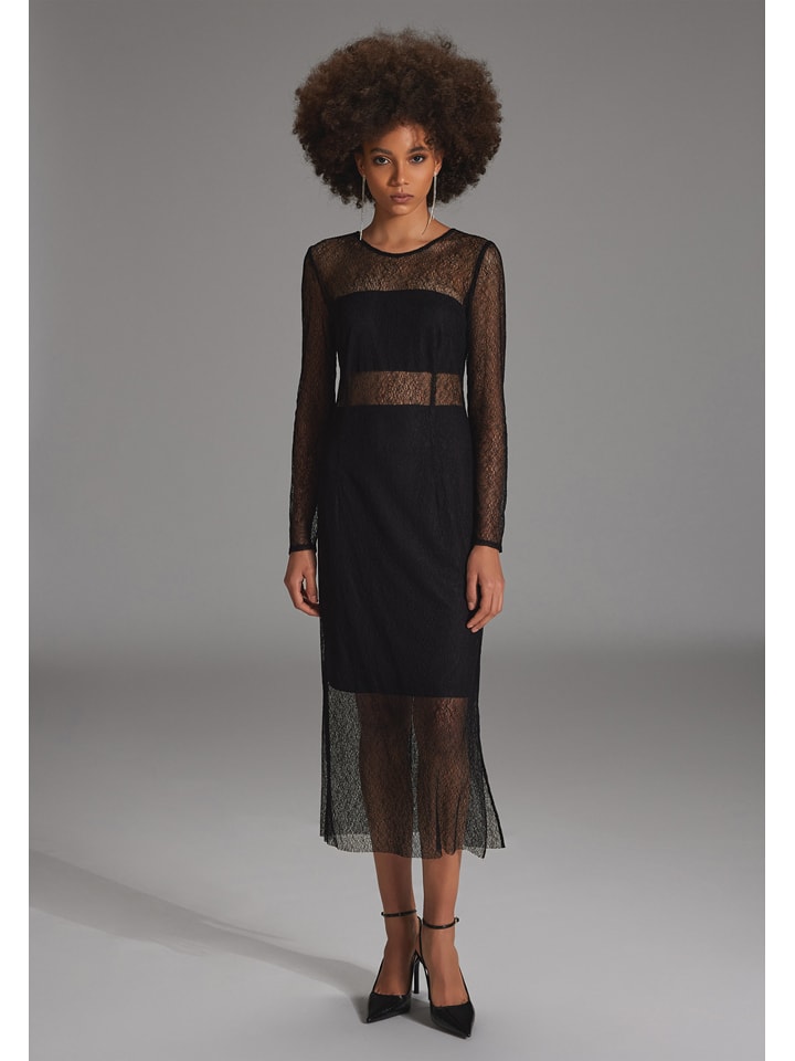 SWING Sukienka w kolorze czarnym rozmiar: 36