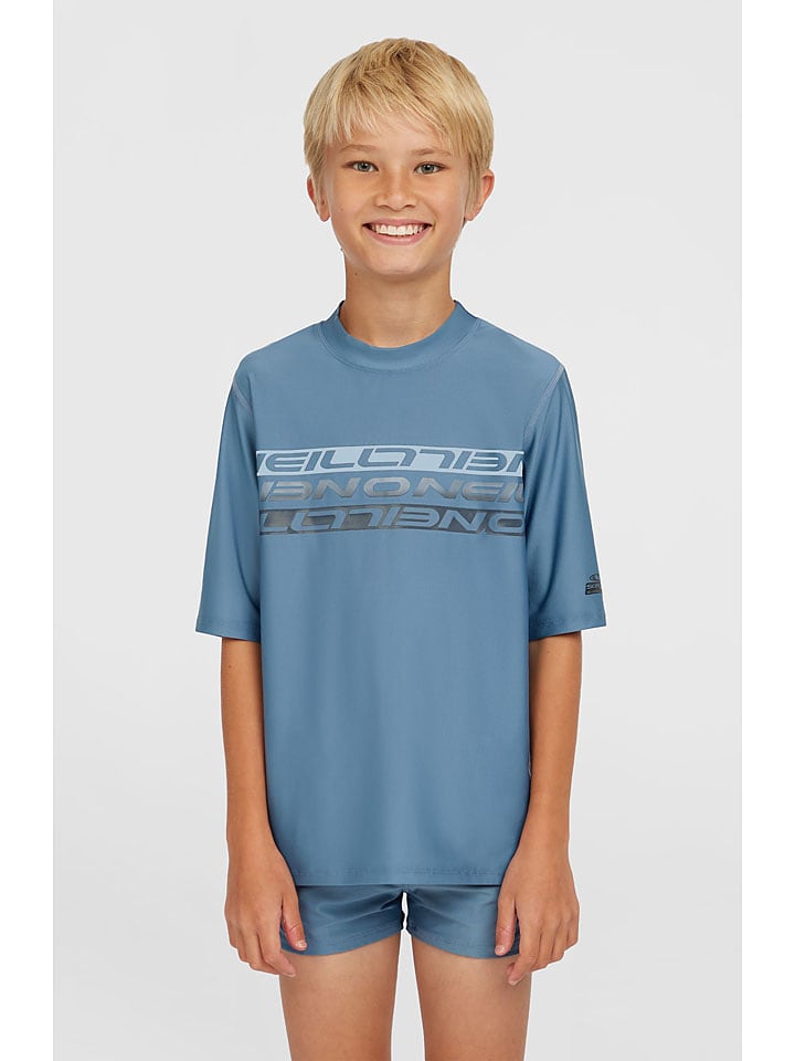 O'Neill Koszulka kąpielowa "Skins" w kolorze niebieskim rozmiar: 140