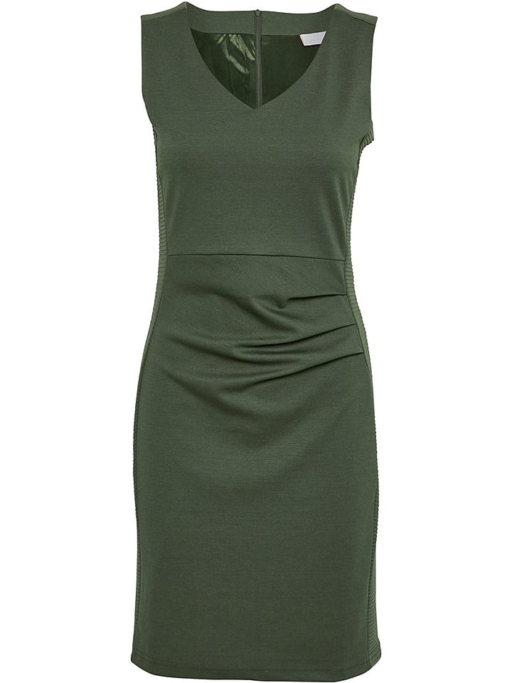 Kaffe Sukienka "Sara" w kolorze khaki rozmiar: XL