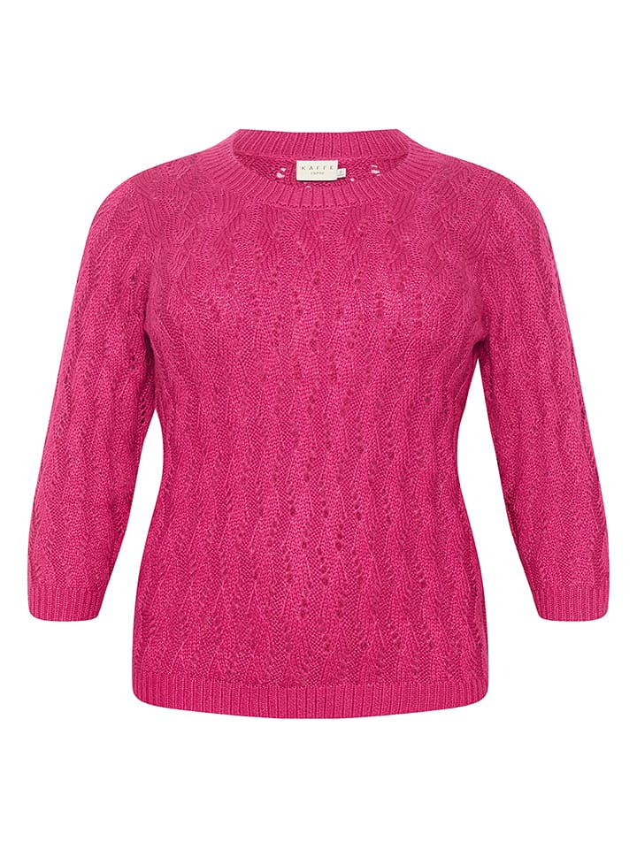 Kaffe Sweter w kolorze różowym rozmiar: XL