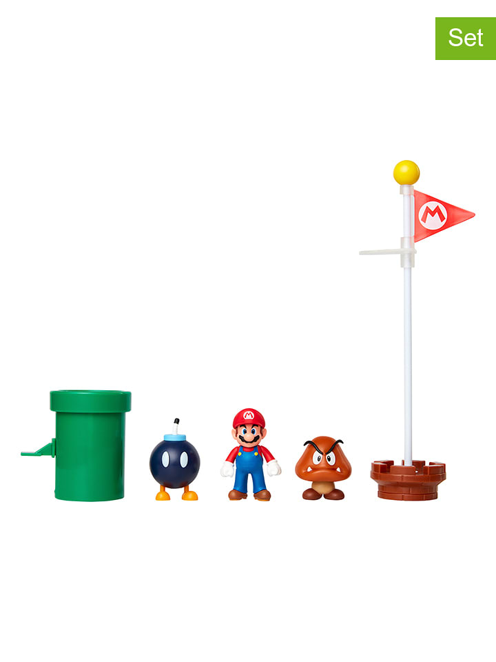 Nintendo Figurki (5 szt.) "Nintendo Acorn Plains Diorama" - 3+ rozmiar: onesize