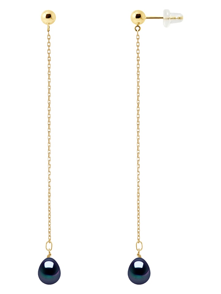 Mitzuko Złote kolczyki z perłami rozmiar: onesize