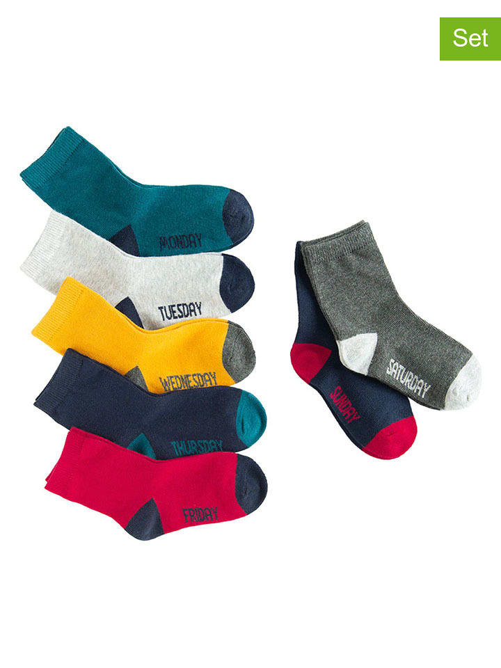 COOL CLUB Skarpety (7 par) w różnych kolorach rozmiar: 22-24