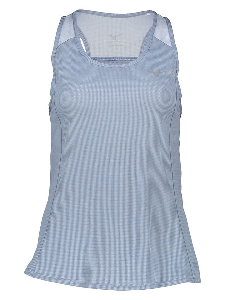 Mizuno Top funkcyjny "DryAeroFlow" w kolorze błękitnym rozmiar: XL