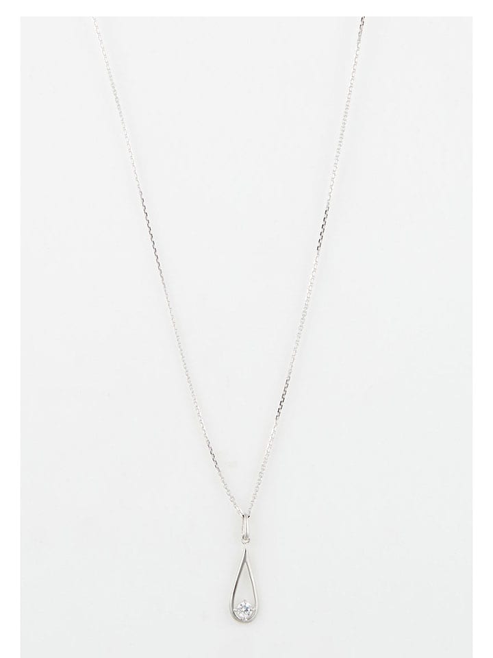 L instant d Or Złota zawieszka "Authentique" z cyrkonią rozmiar: onesize